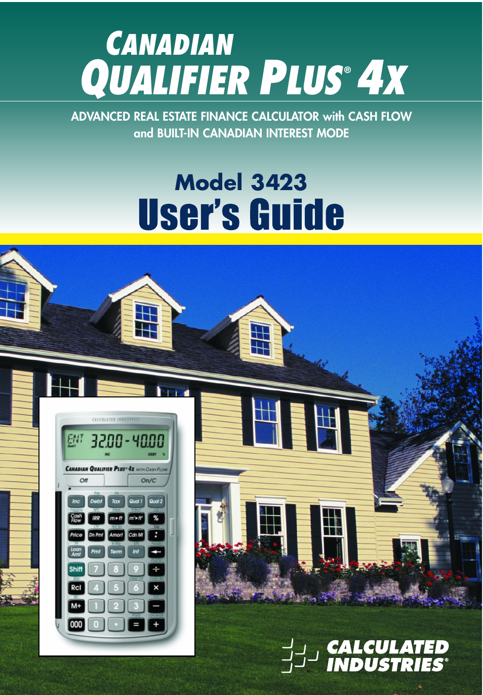 Calculated Industries 3423 User Manual | 82 pages
