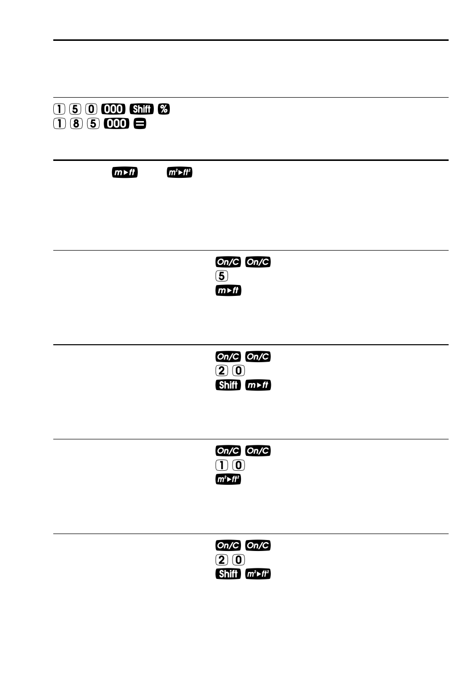Using the feet and meters conversions | Calculated Industries 3423 User Manual | Page 24 / 82