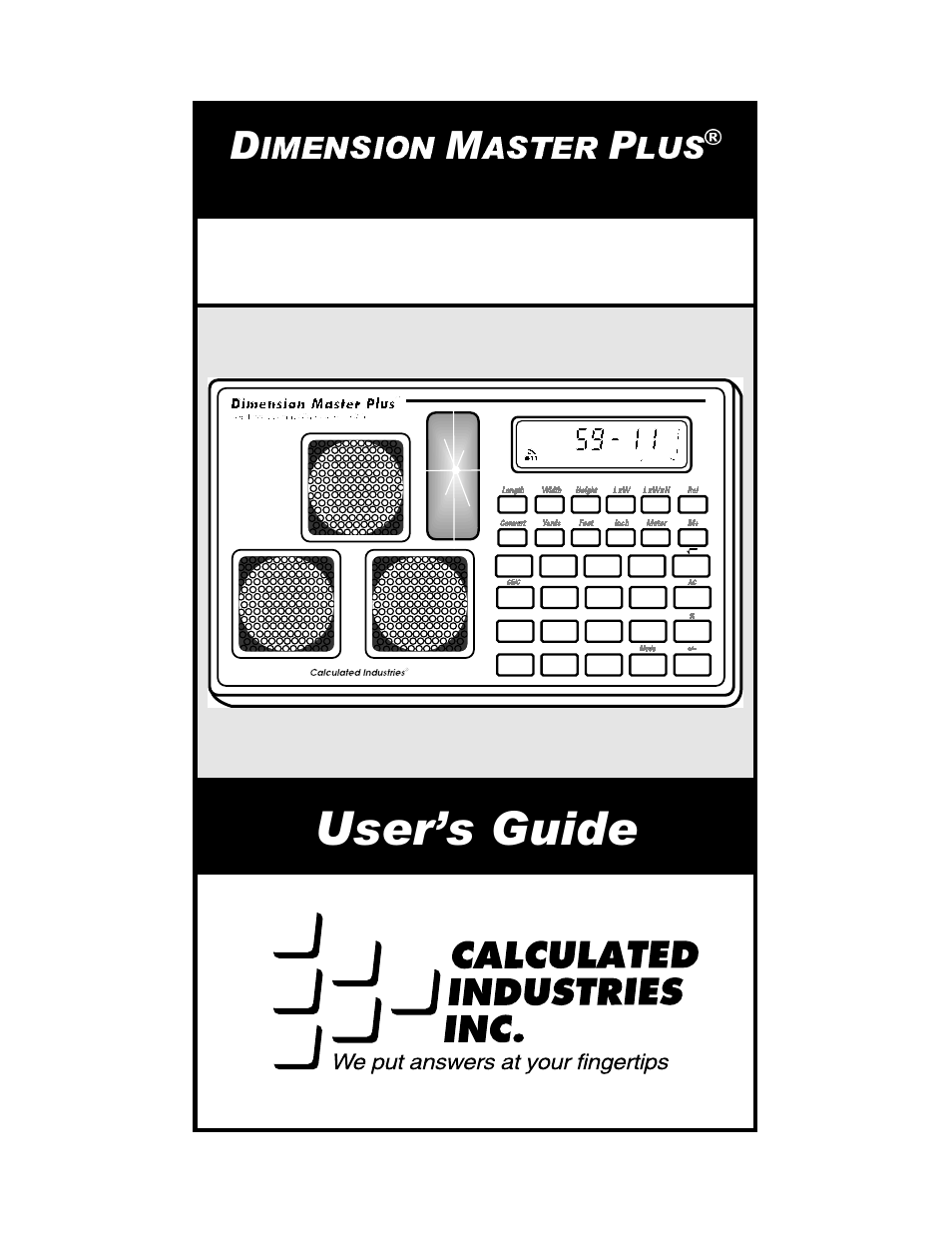 Calculated Industries 3302 User Manual | 40 pages