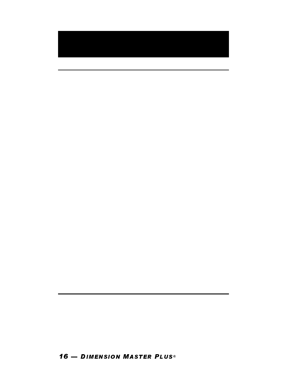 How to use the dimension master plus | Calculated Industries 3302 User Manual | Page 16 / 40