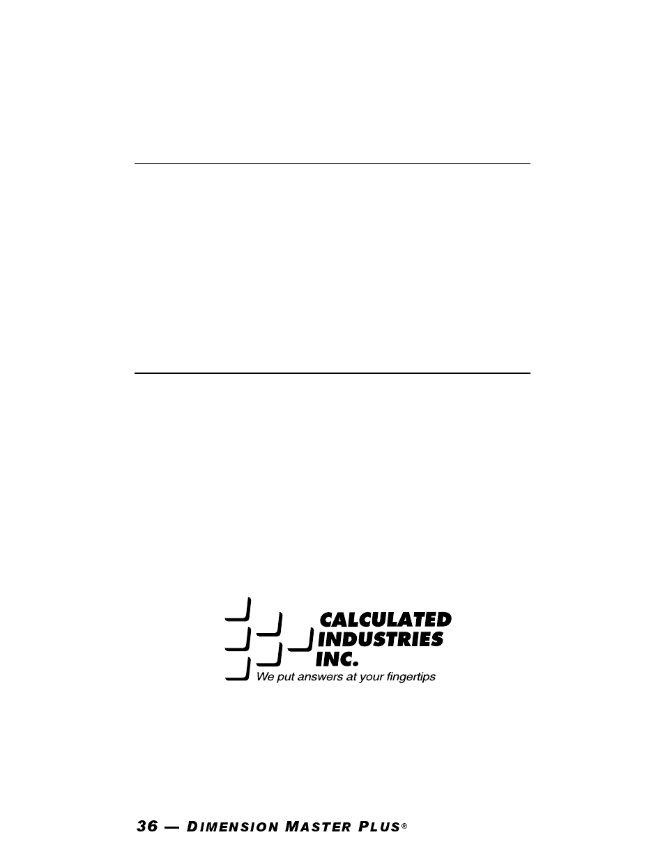 Calculated Industries 3302 User Manual | Page 36 / 40