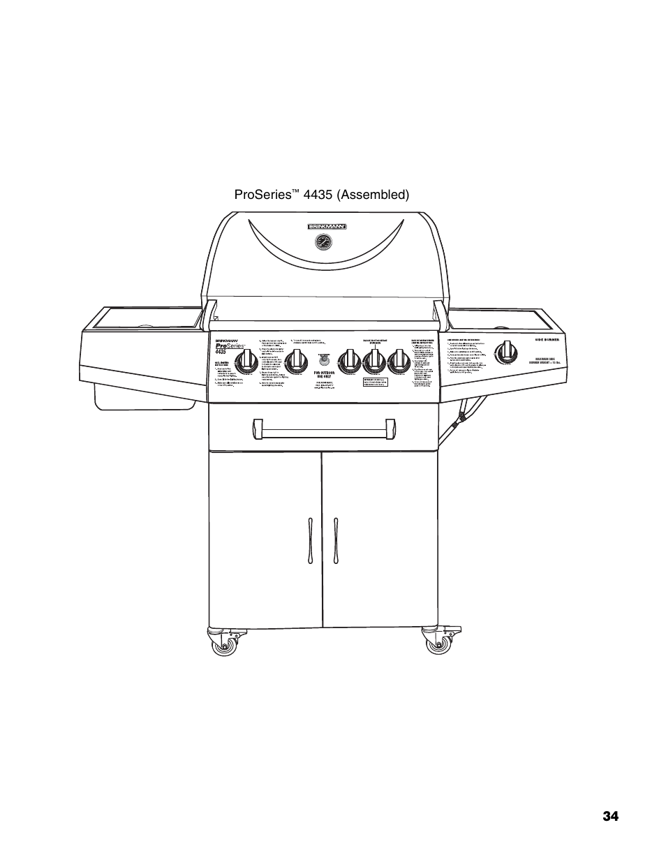 Proseries, 4435 (assembled) | Brinkmann Series 4435 User Manual | Page 35 / 36