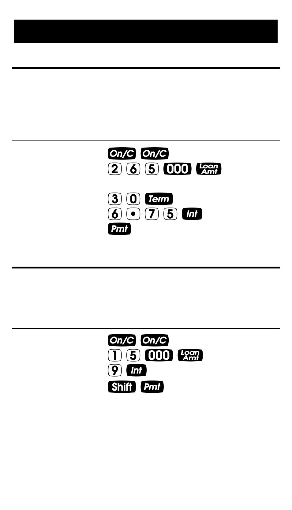 Examples | Calculated Industries 3416 Pocket Reference Guide User Manual | Page 10 / 41