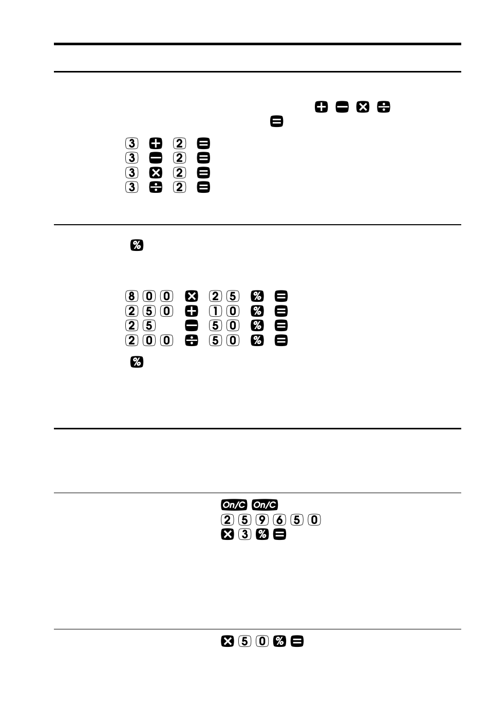 Basic arithmetic examples | Calculated Industries 3416 User Guide User Manual | Page 18 / 81
