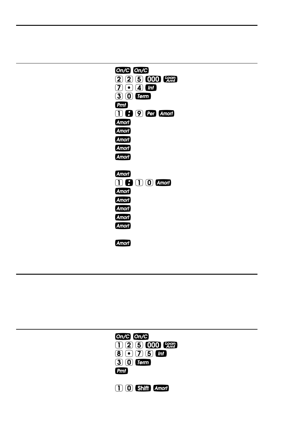 Amortization list for a range of payments or years | Calculated Industries 3442 User Manual | Page 51 / 90