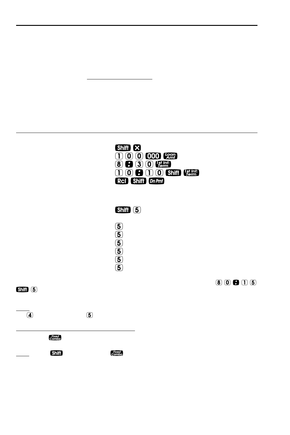 Fixed-rate combo loan (1st td/2nd td) | Calculated Industries 3442 User Manual | Page 77 / 90
