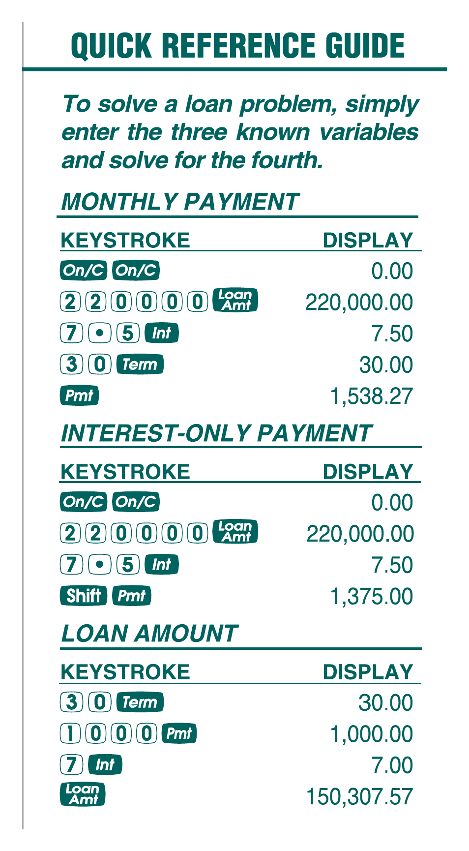Calculated Industries 3400 User Manual | Page 20 / 20