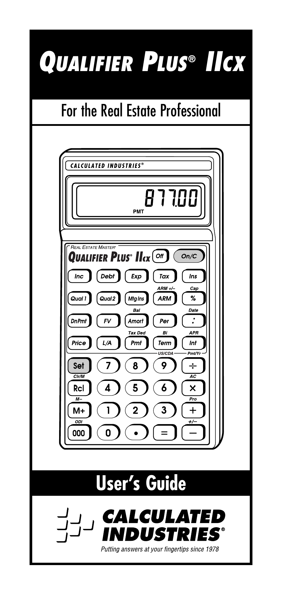 Calculated Industries 3126 User Manual | 64 pages