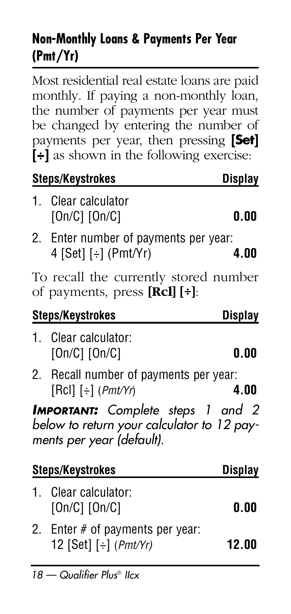 Calculated Industries 3126 User Manual | Page 18 / 64