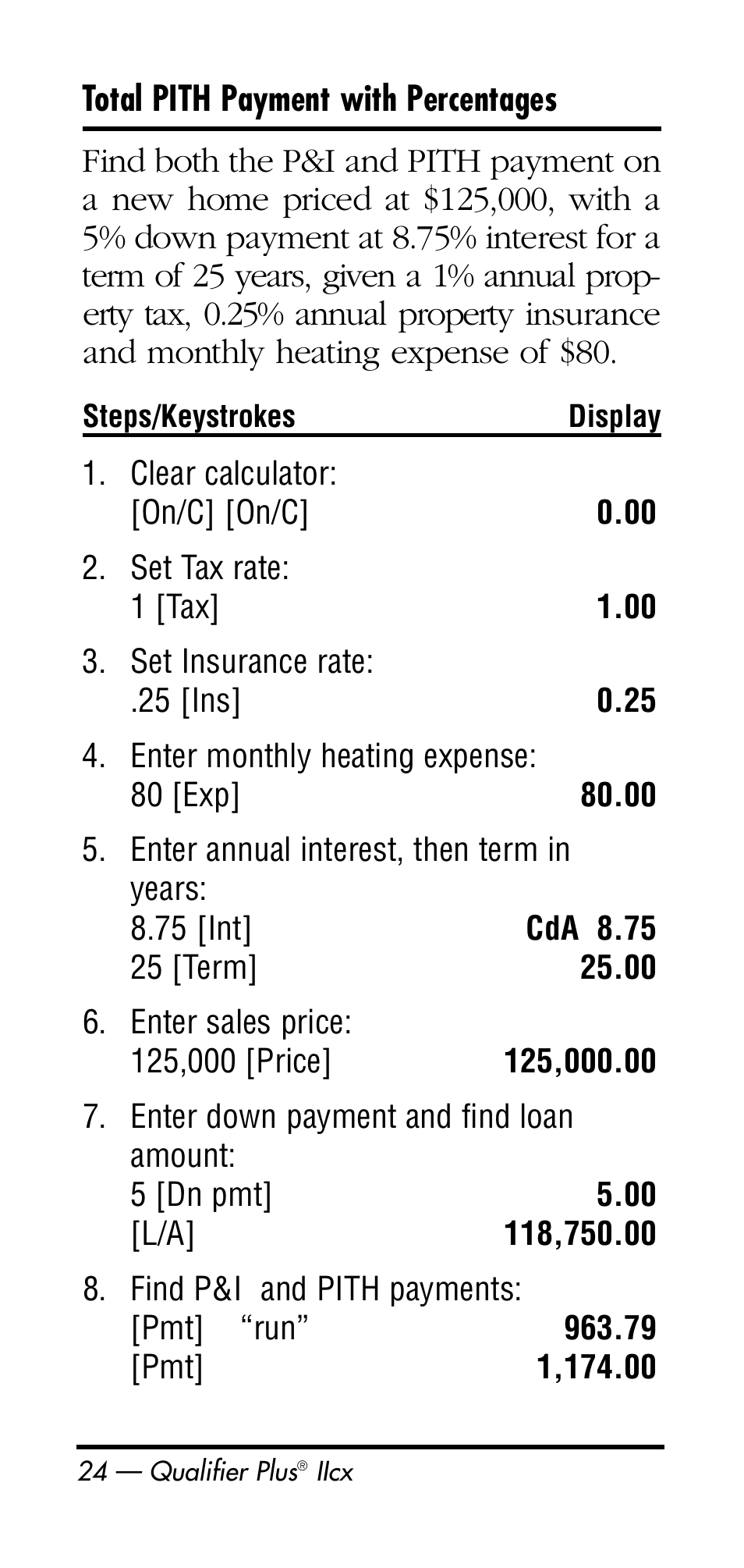 Calculated Industries 3126 User Manual | Page 24 / 64