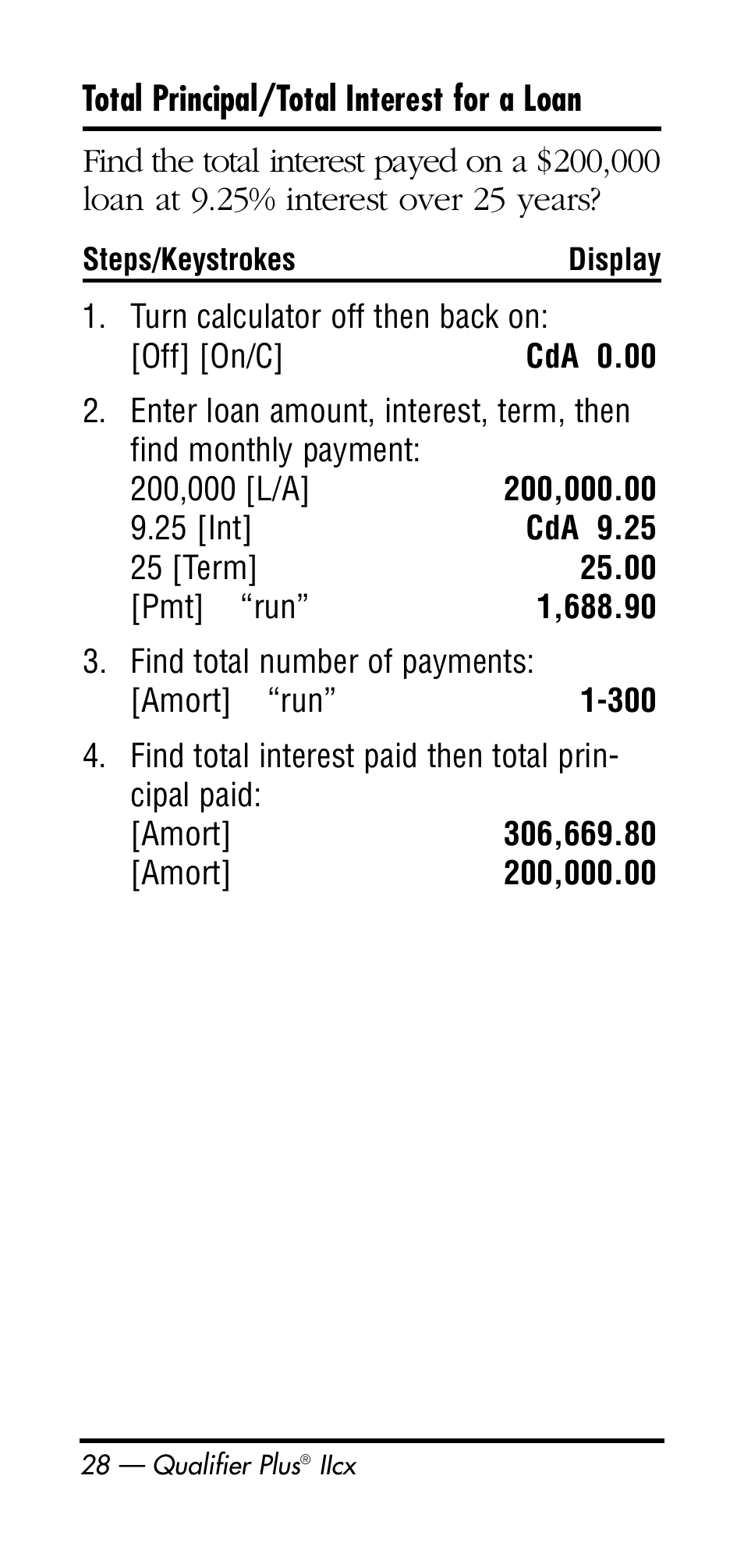 Calculated Industries 3126 User Manual | Page 28 / 64