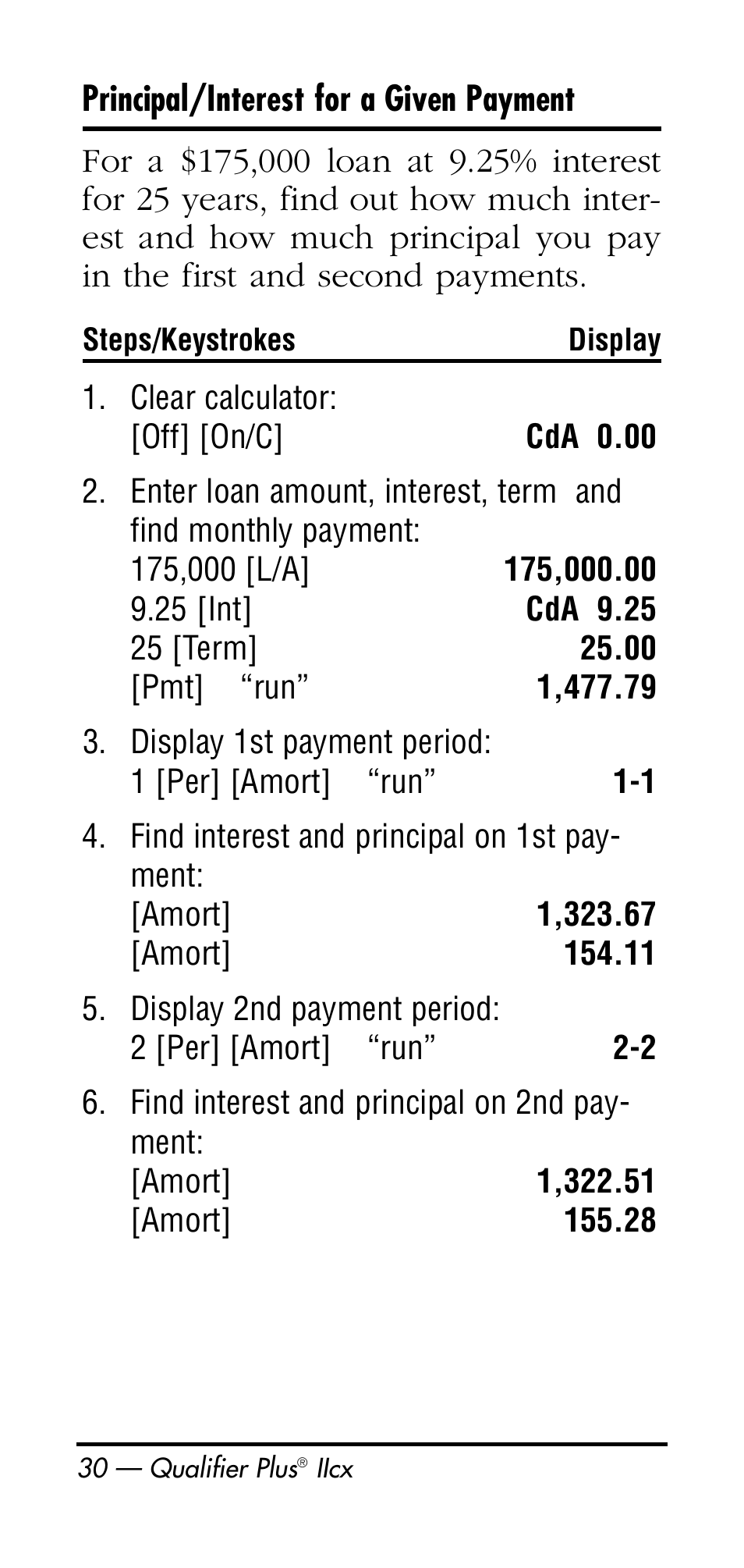 Calculated Industries 3126 User Manual | Page 30 / 64