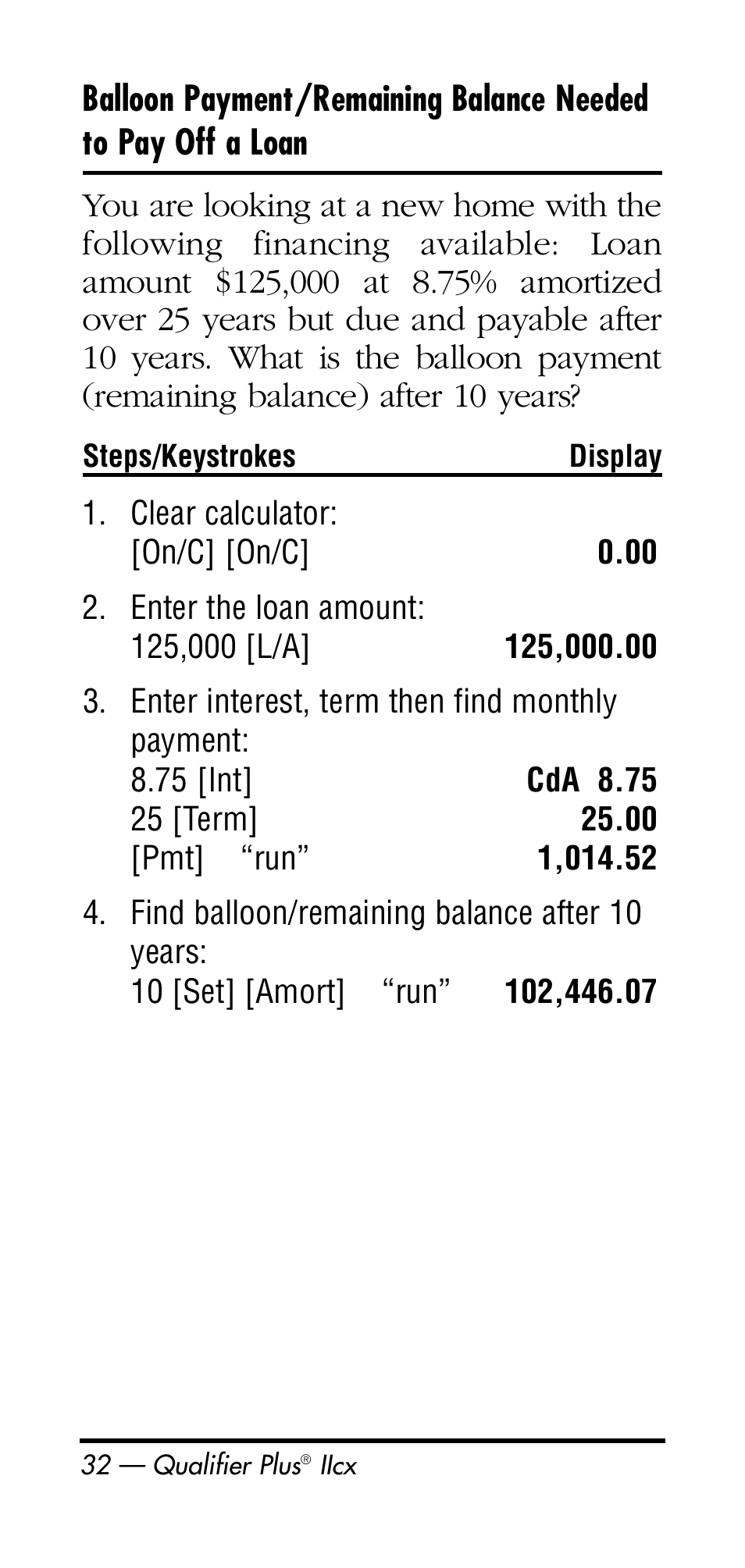 Calculated Industries 3126 User Manual | Page 32 / 64