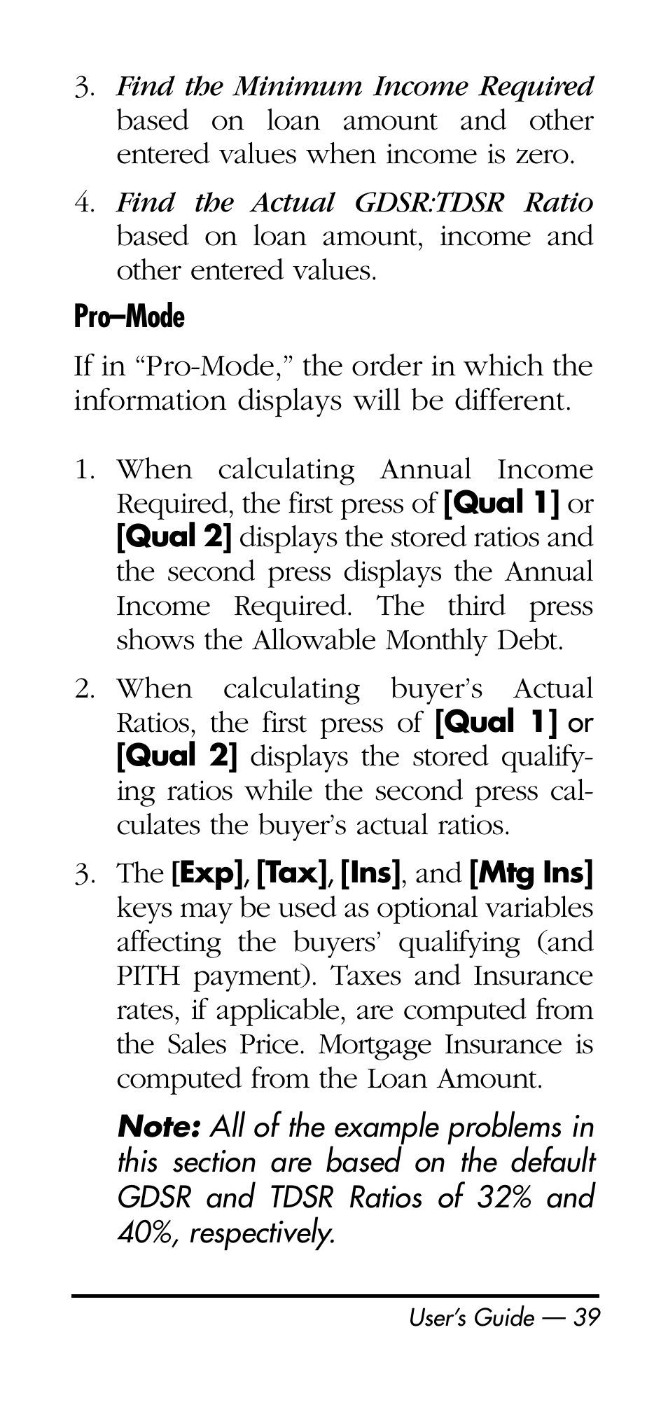 Calculated Industries 3126 User Manual | Page 39 / 64