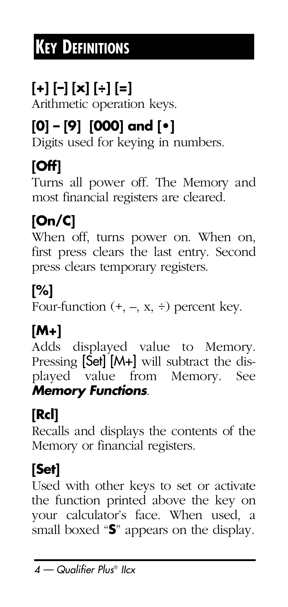 Calculated Industries 3126 User Manual | Page 4 / 64