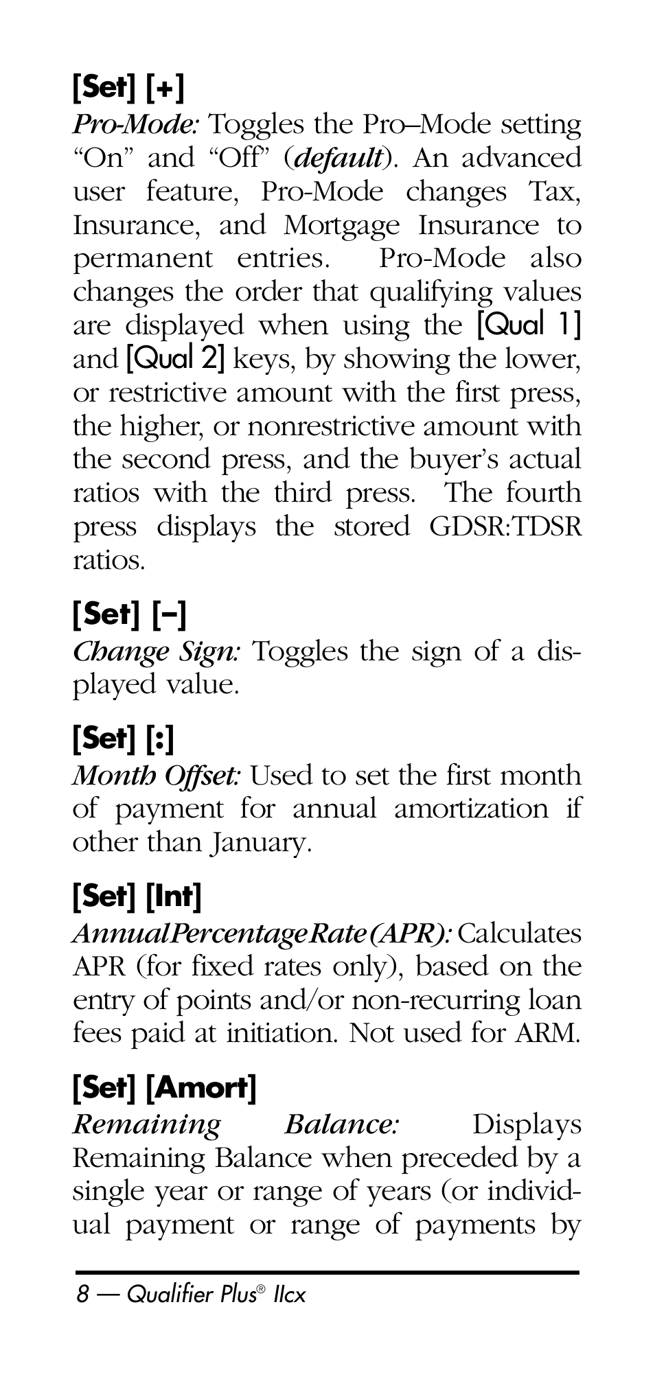 Calculated Industries 3126 User Manual | Page 8 / 64