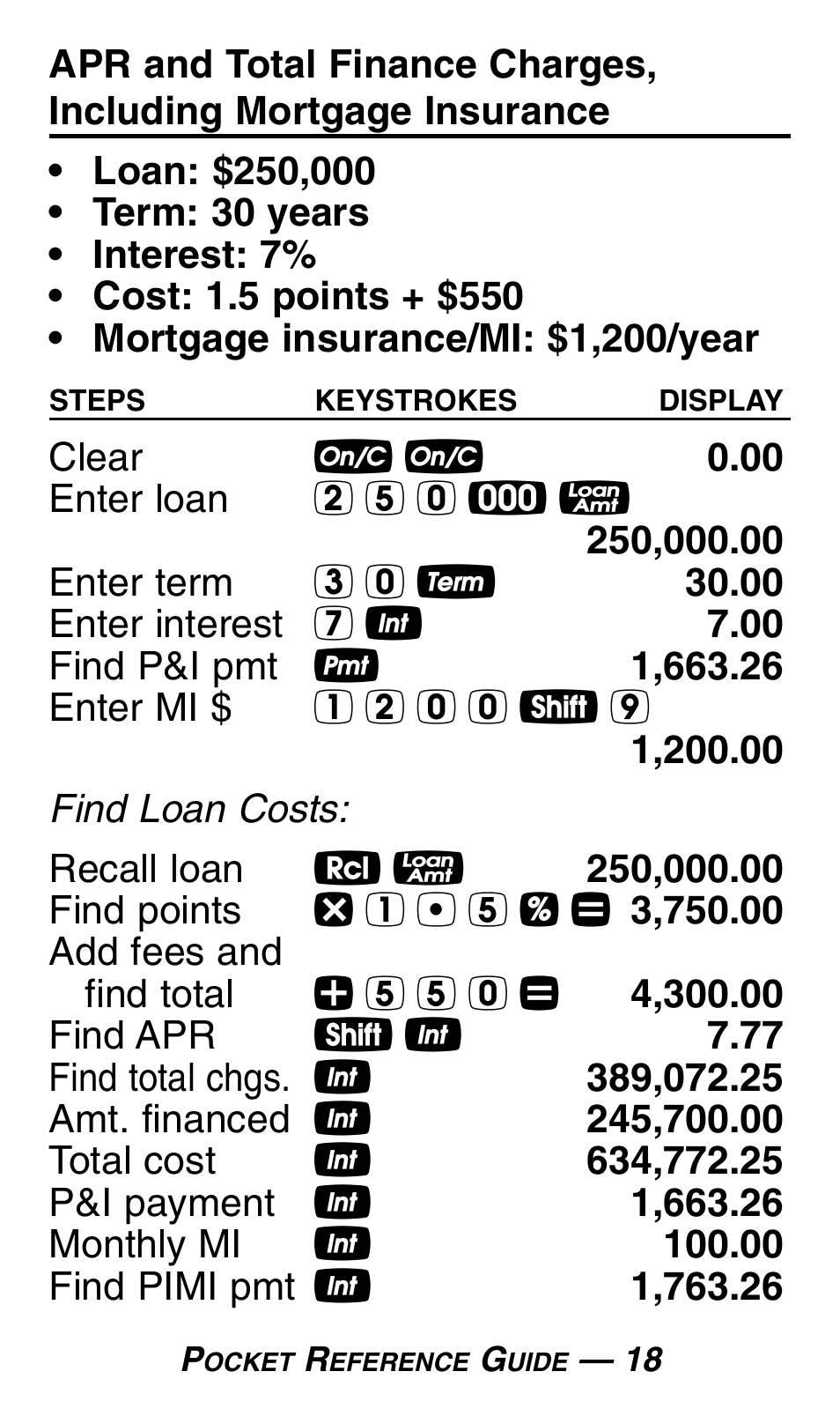 Calculated Industries 3430 Pocket Reference Guide User Manual | Page 22 / 43