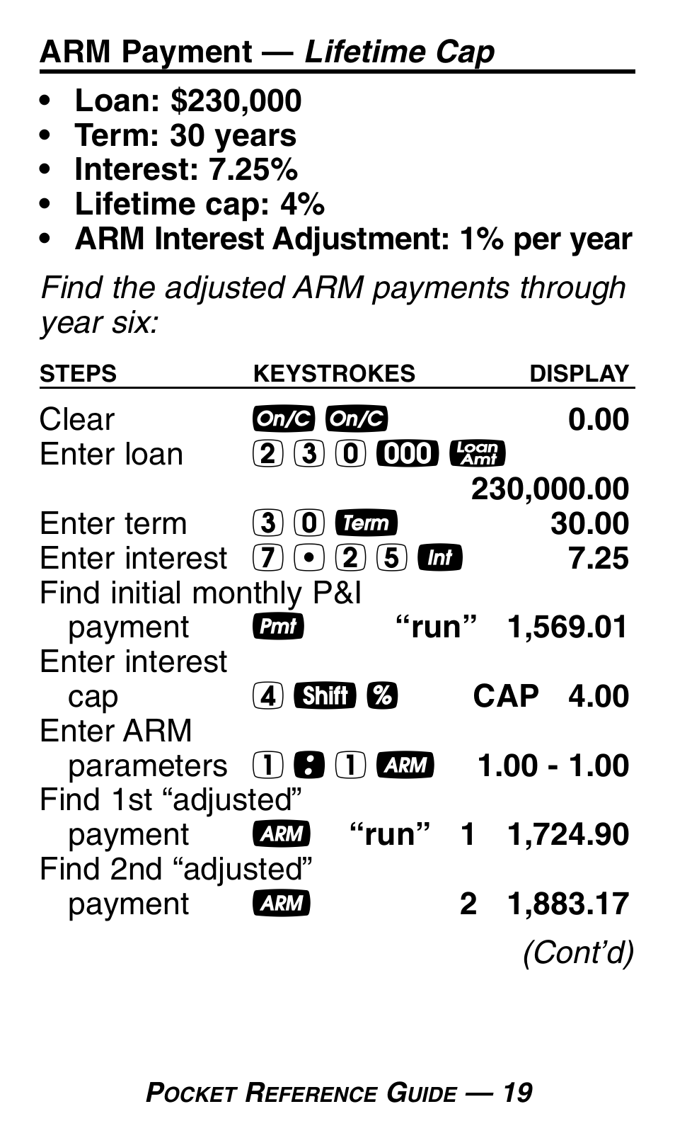 Calculated Industries 3430 Pocket Reference Guide User Manual | Page 23 / 43