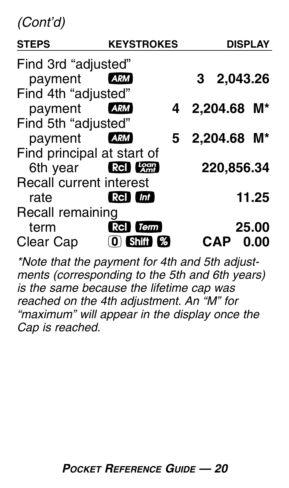 Calculated Industries 3430 Pocket Reference Guide User Manual | Page 24 / 43