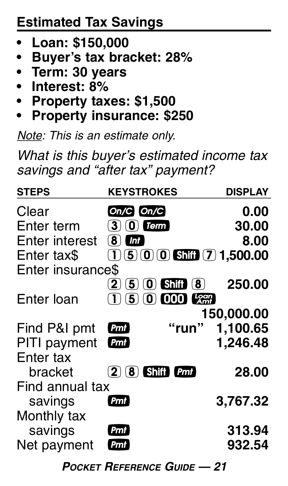 Calculated Industries 3430 Pocket Reference Guide User Manual | Page 25 / 43