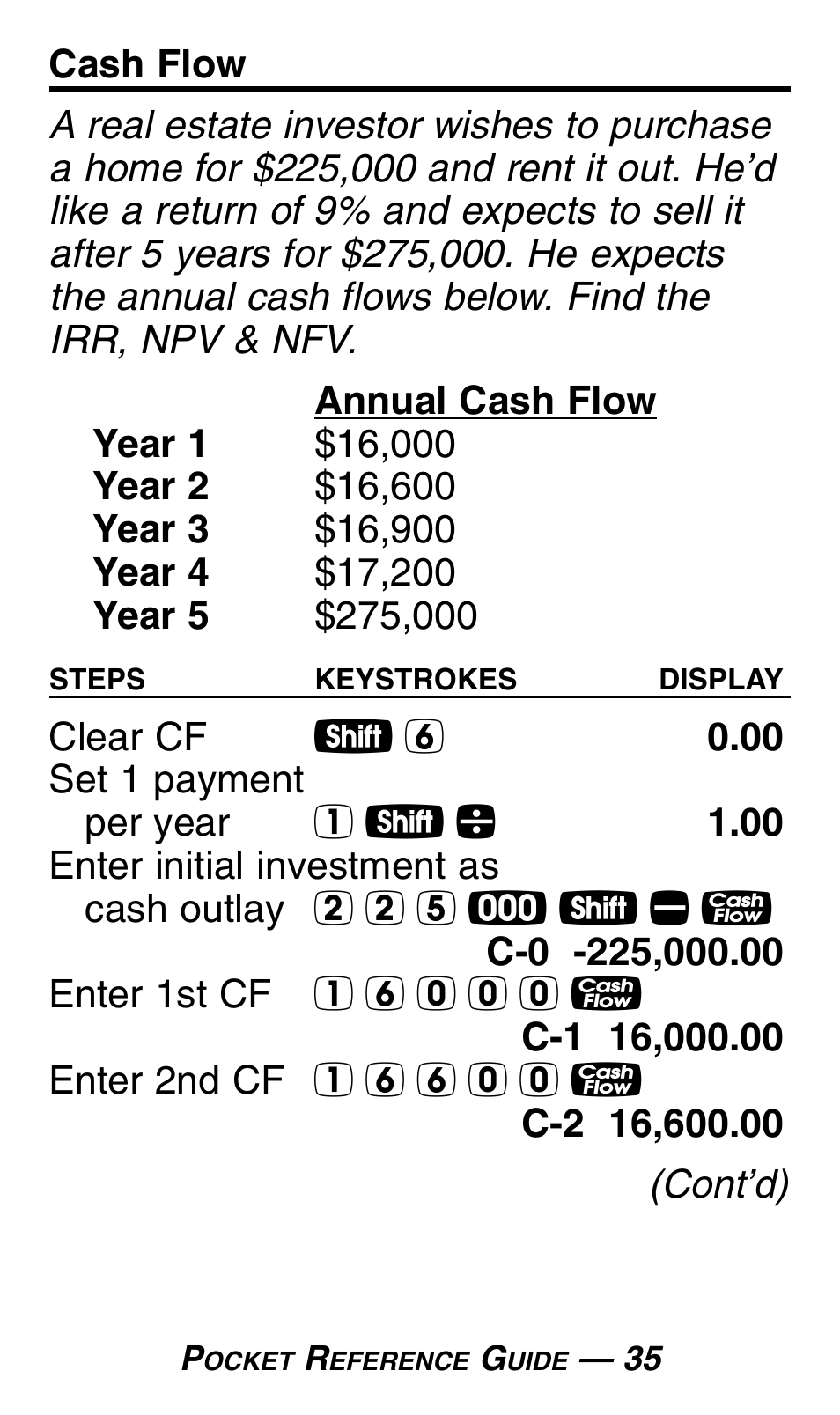 Calculated Industries 3430 Pocket Reference Guide User Manual | Page 39 / 43