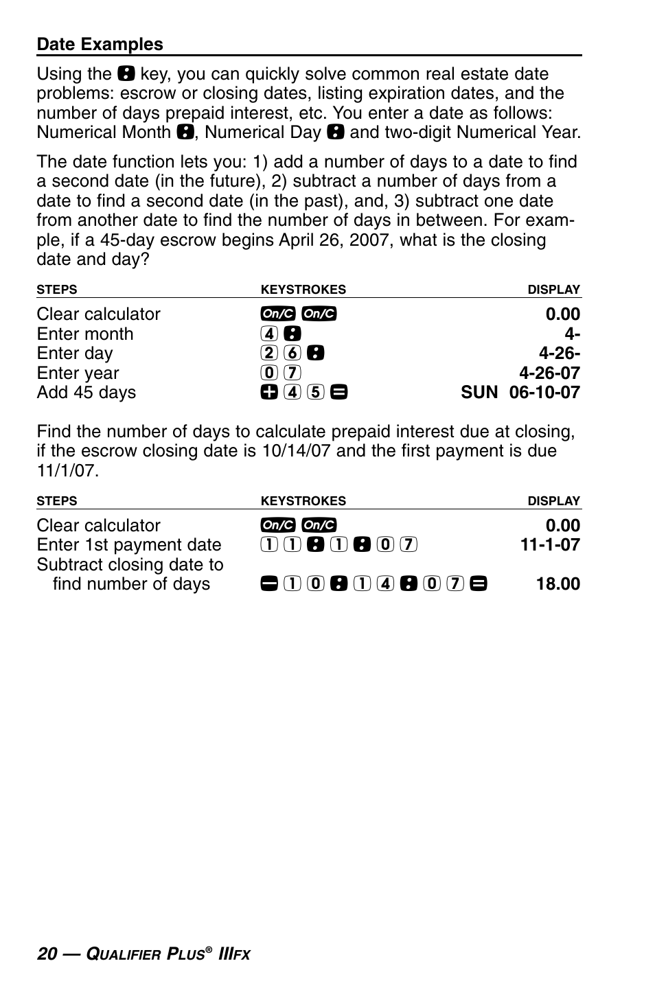 Calculated Industries 3430 User Guide User Manual | Page 21 / 89