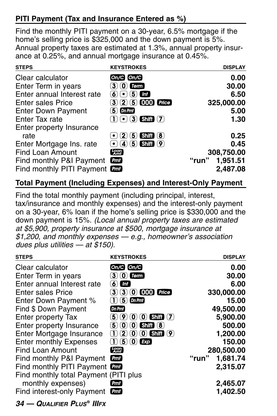 Calculated Industries 3430 User Guide User Manual | Page 35 / 89