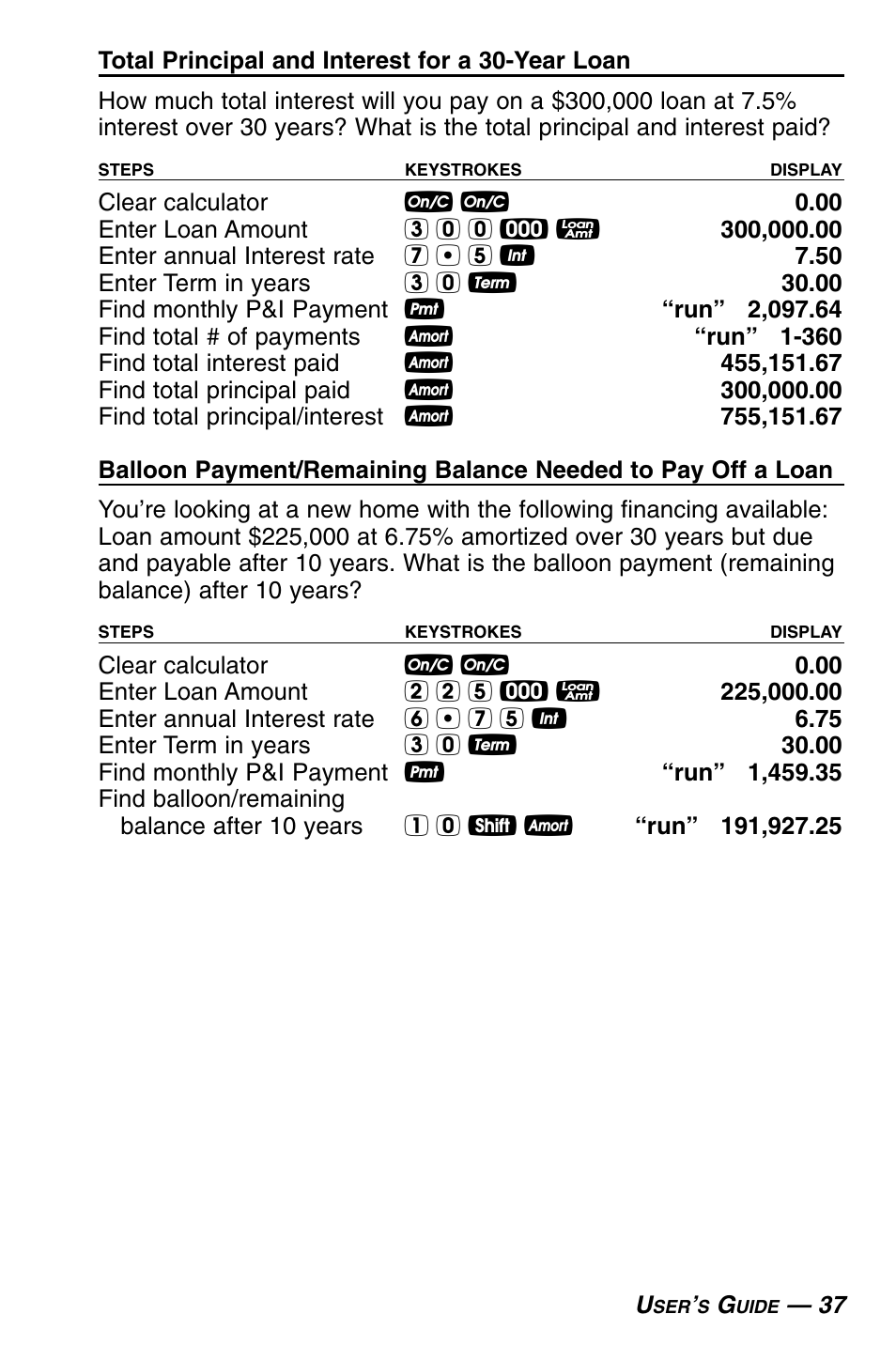 Calculated Industries 3430 User Guide User Manual | Page 38 / 89