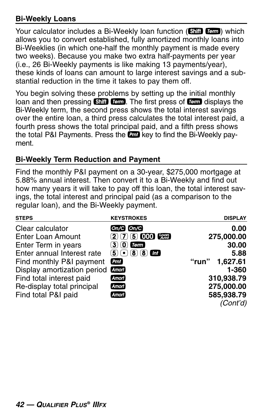 Calculated Industries 3430 User Guide User Manual | Page 43 / 89