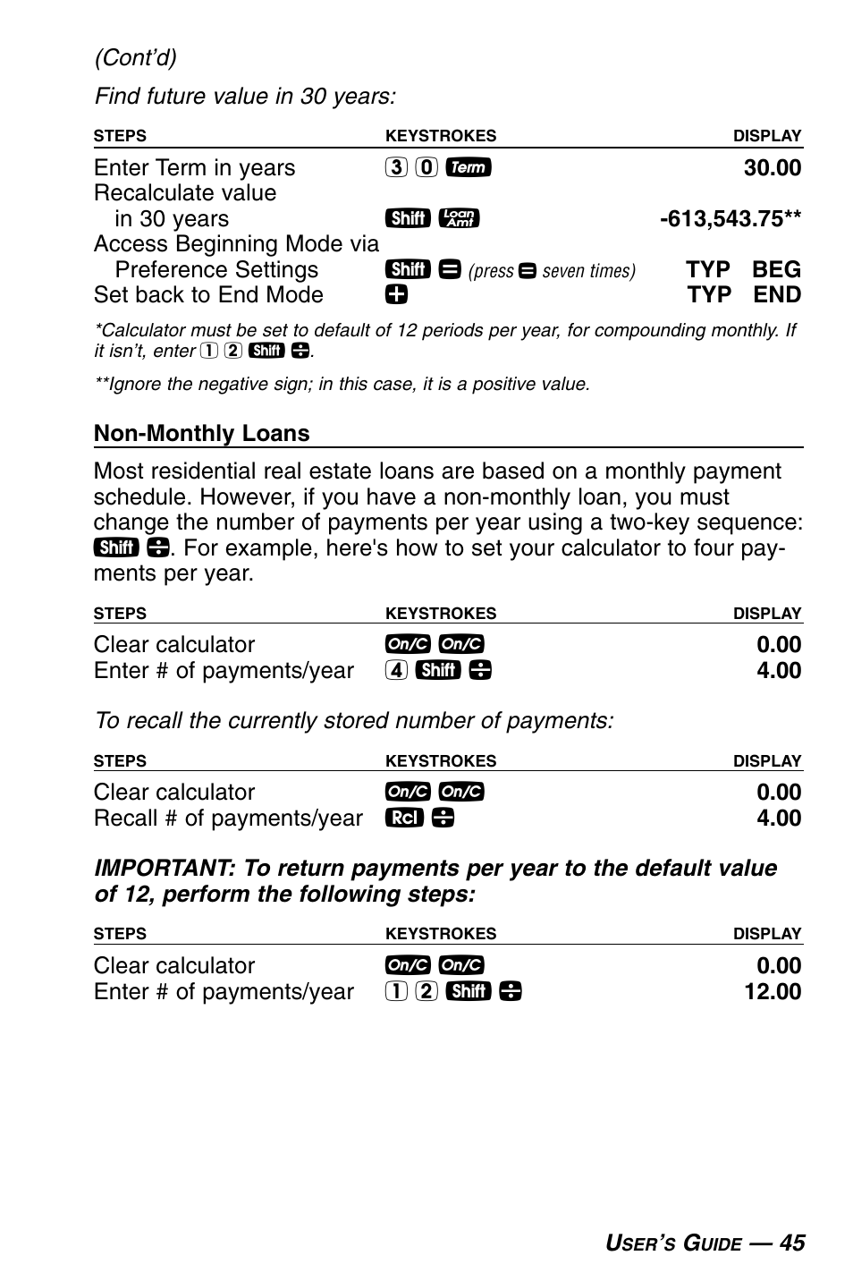 Calculated Industries 3430 User Guide User Manual | Page 46 / 89
