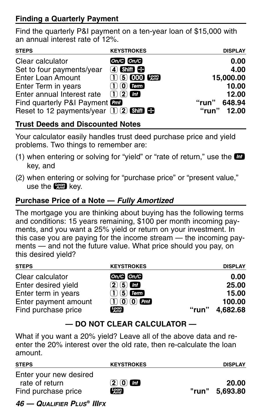 Calculated Industries 3430 User Guide User Manual | Page 47 / 89