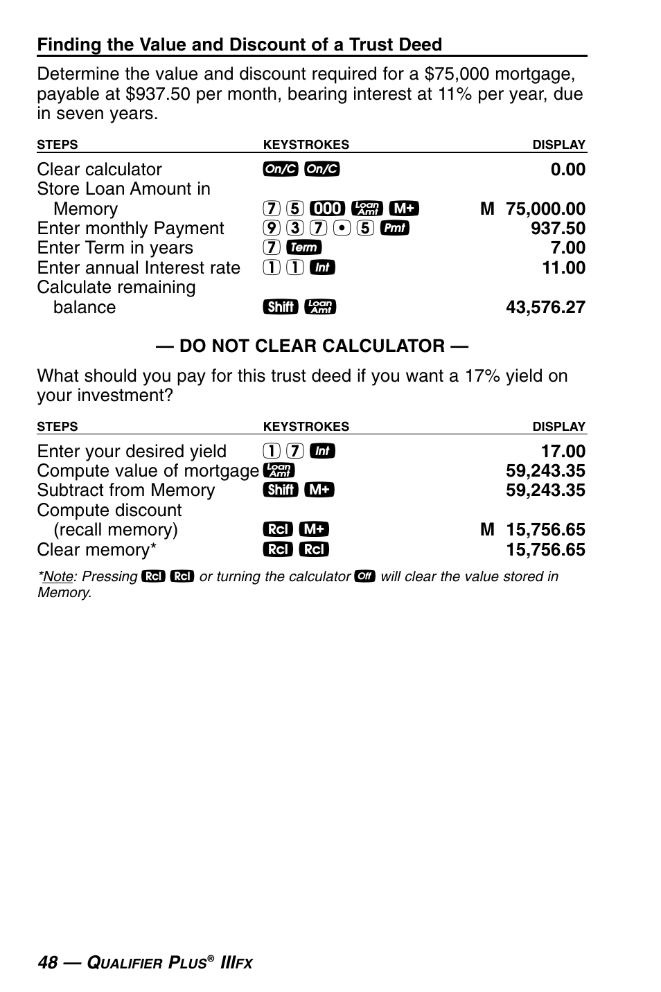 Calculated Industries 3430 User Guide User Manual | Page 49 / 89