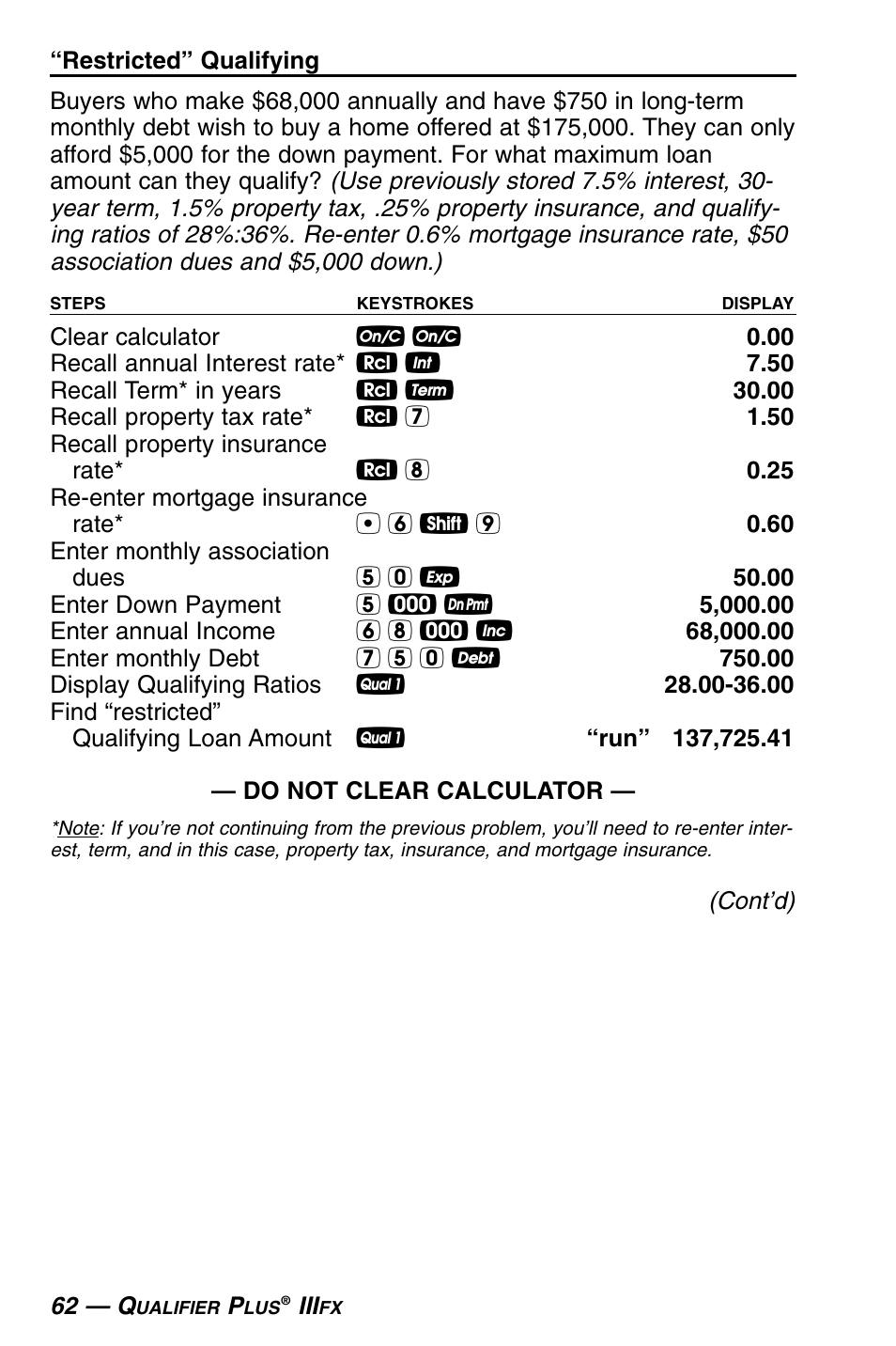 Calculated Industries 3430 User Guide User Manual | Page 63 / 89