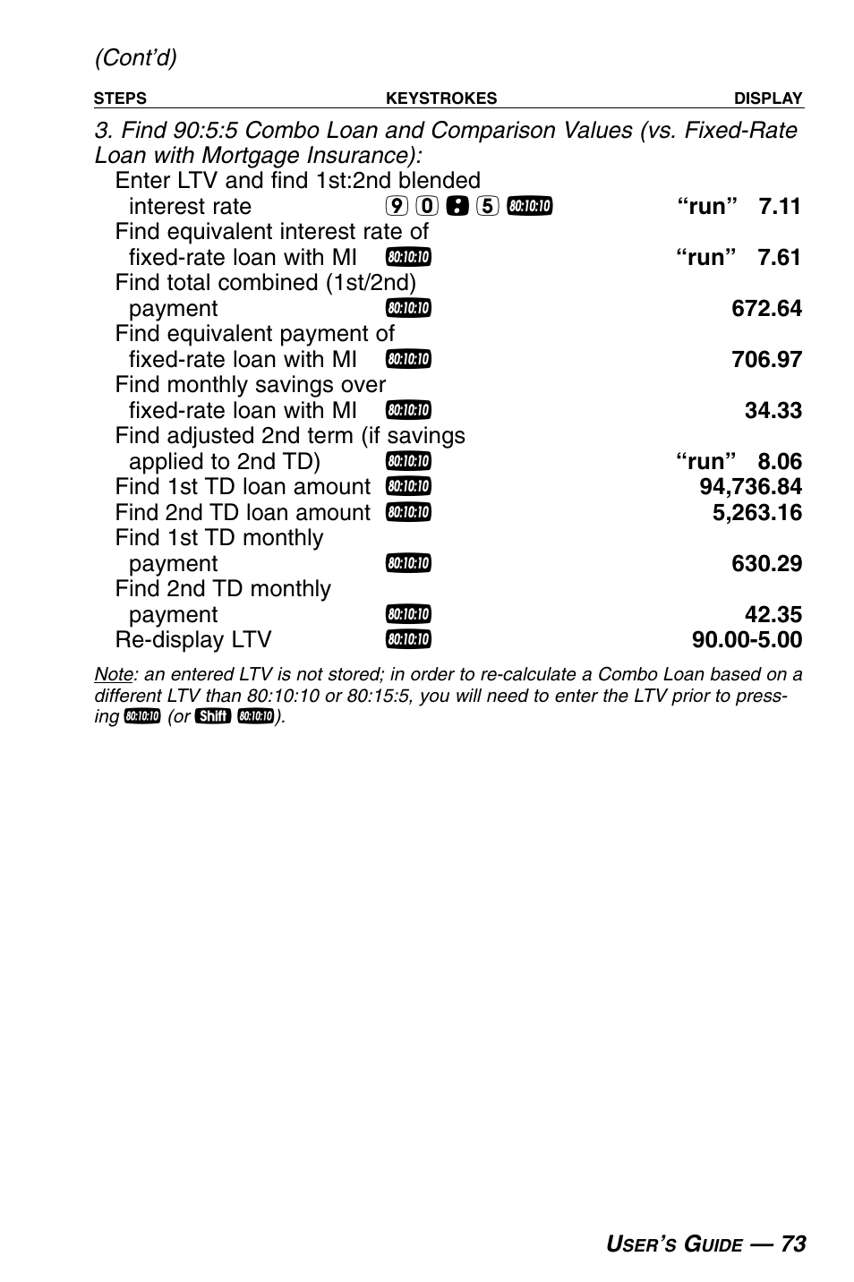 Calculated Industries 3430 User Guide User Manual | Page 74 / 89