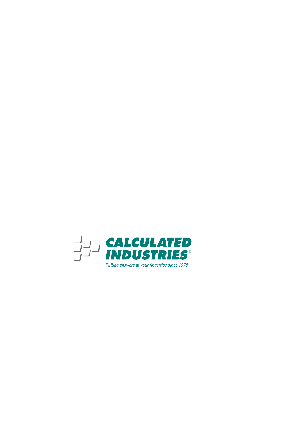 Calculated Industries 3430-KIT User Manual | Page 89 / 89