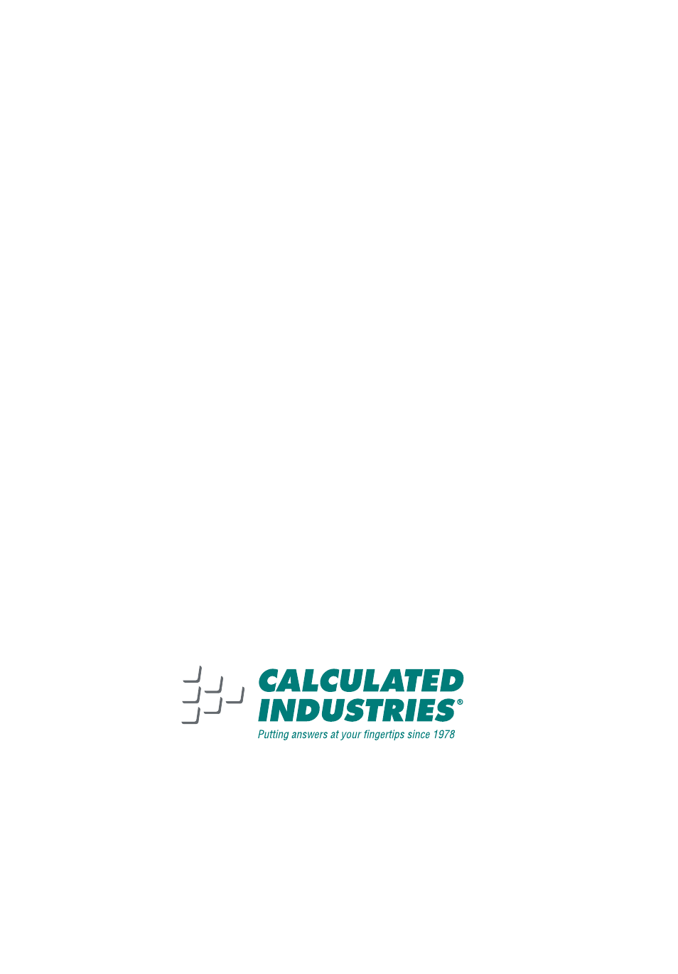 Calculated Industries 3415-KITE-D User Manual | Page 77 / 77