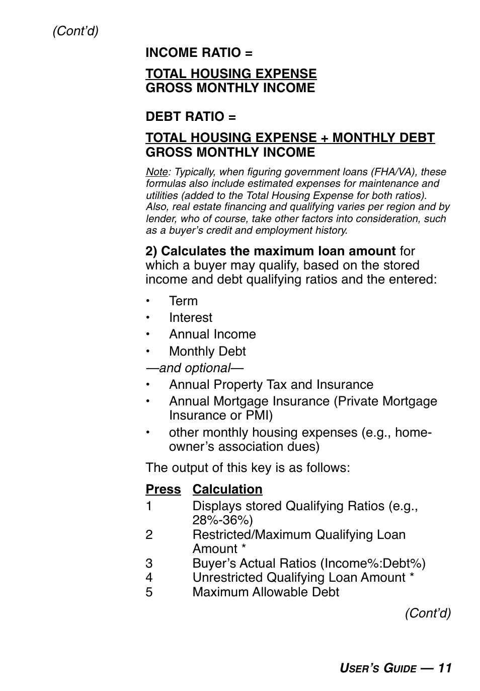 Calculated Industries 3415-KITE-F User Manual | Page 12 / 77