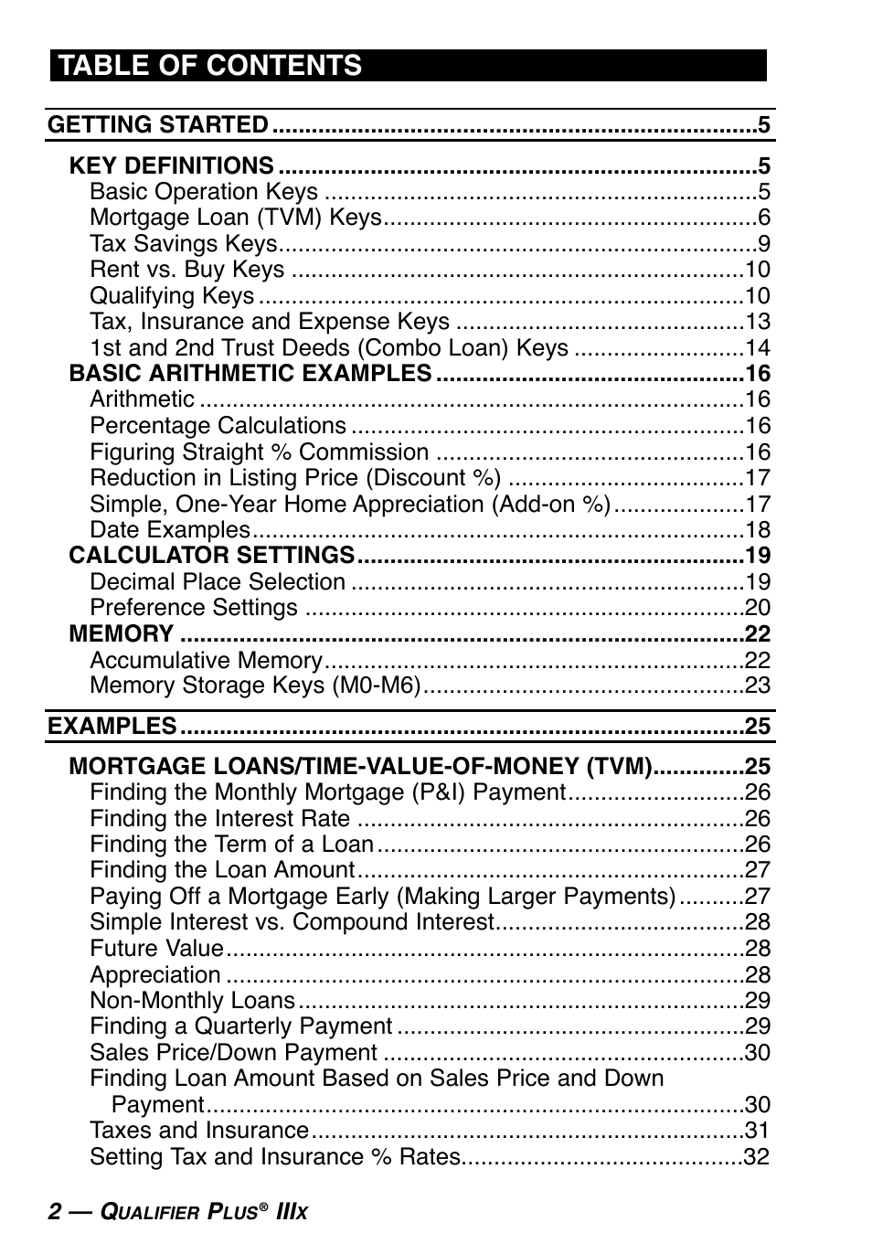 Calculated Industries 3415-KITE-F User Manual | Page 3 / 77