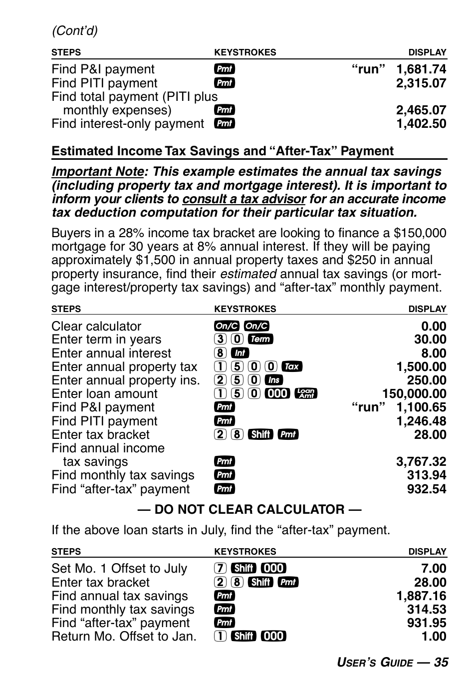 Calculated Industries 3415-KITE-F User Manual | Page 36 / 77
