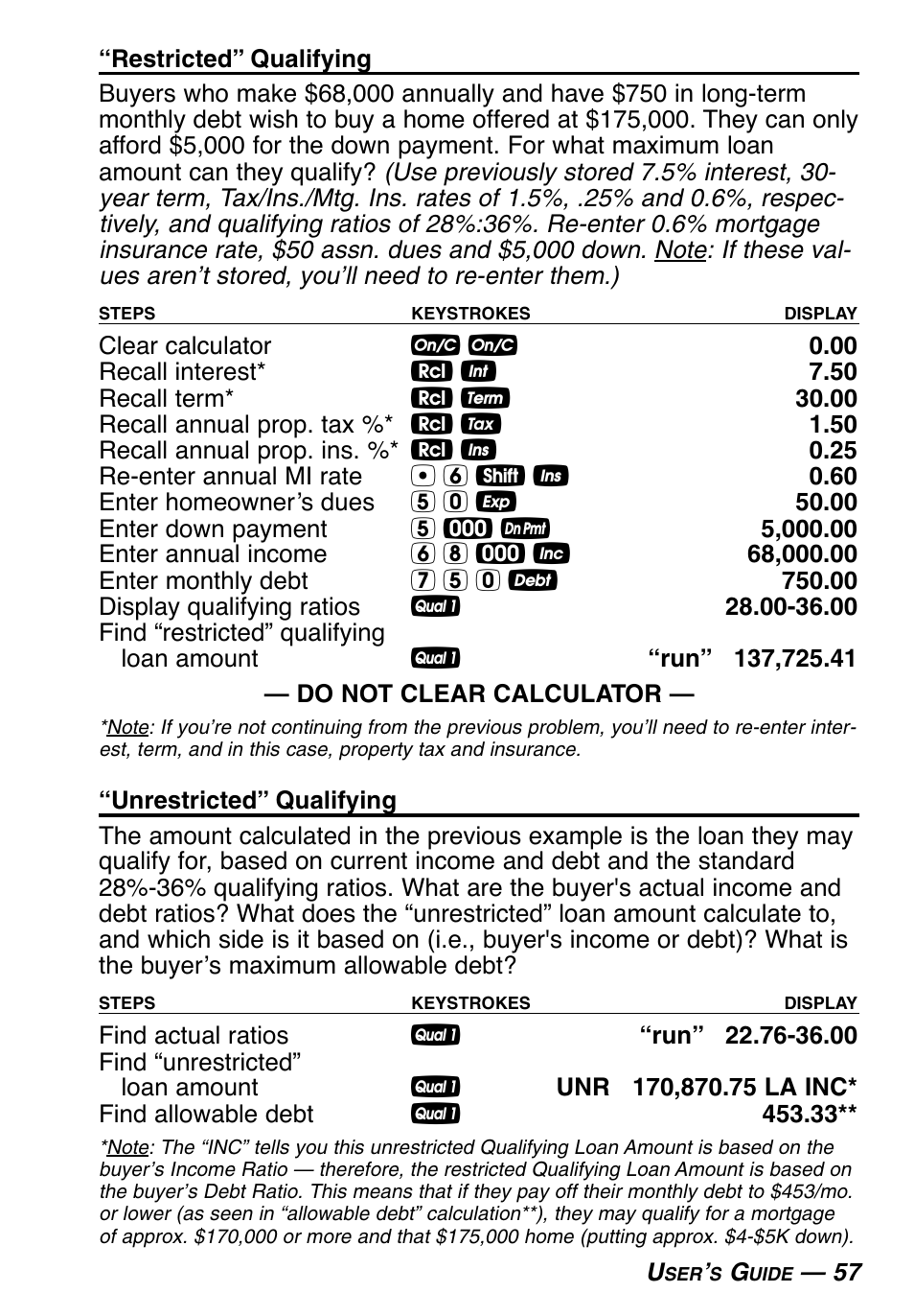Calculated Industries 3415-KITE-F User Manual | Page 58 / 77