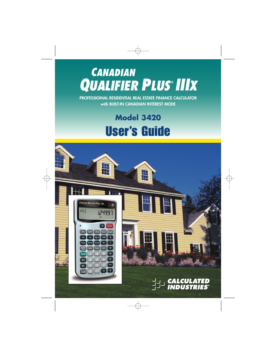 Calculated Industries 3420 User Guide User Manual | 84 pages
