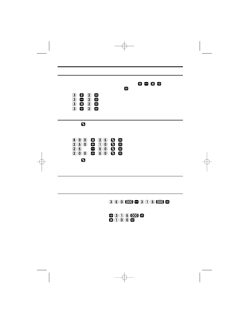 Basic arithmetic examples | Calculated Industries 3420 User Guide User Manual | Page 23 / 84