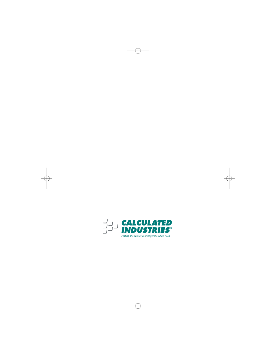 Calculated Industries 3420 User Guide User Manual | Page 84 / 84
