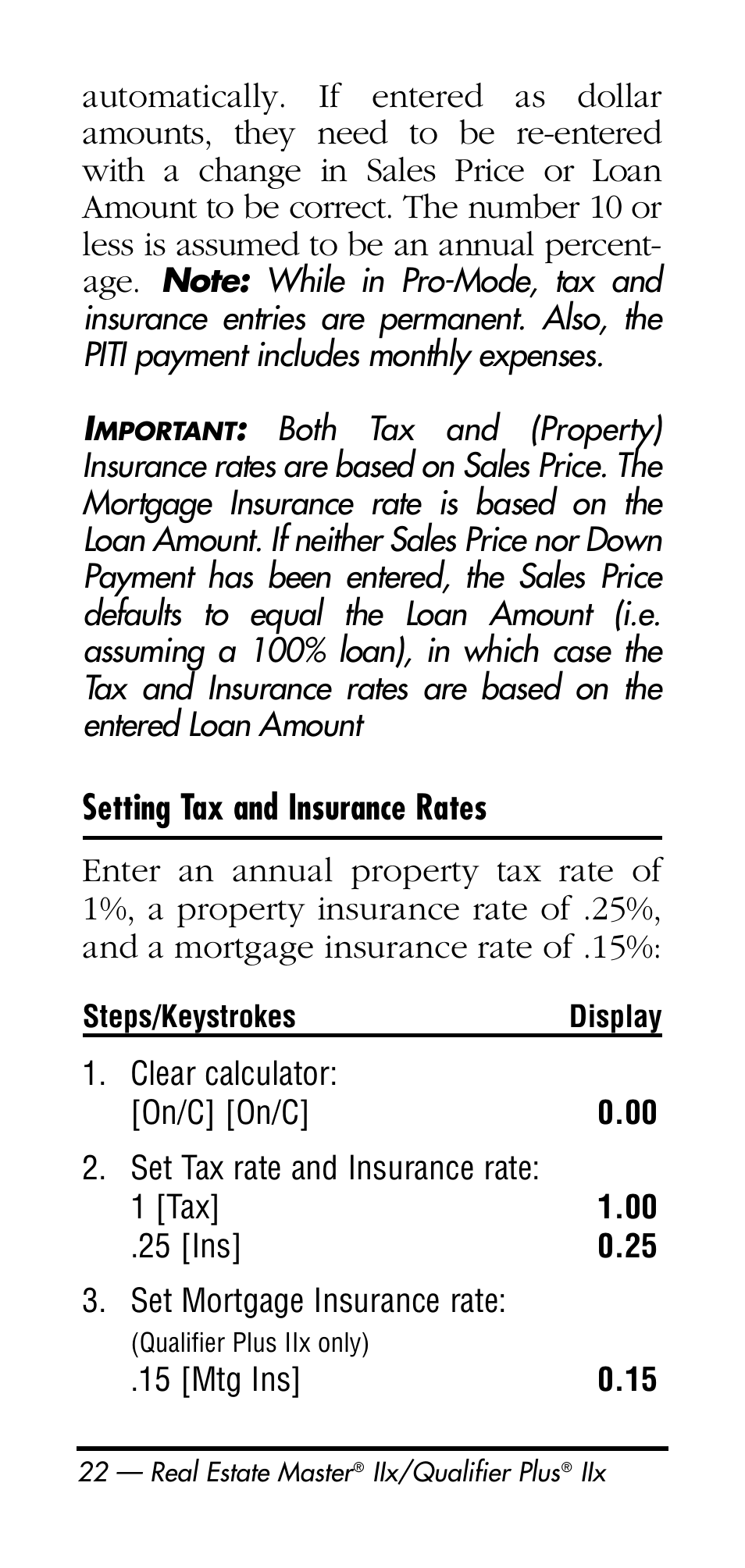 Calculated Industries 3125 User Manual | Page 22 / 64