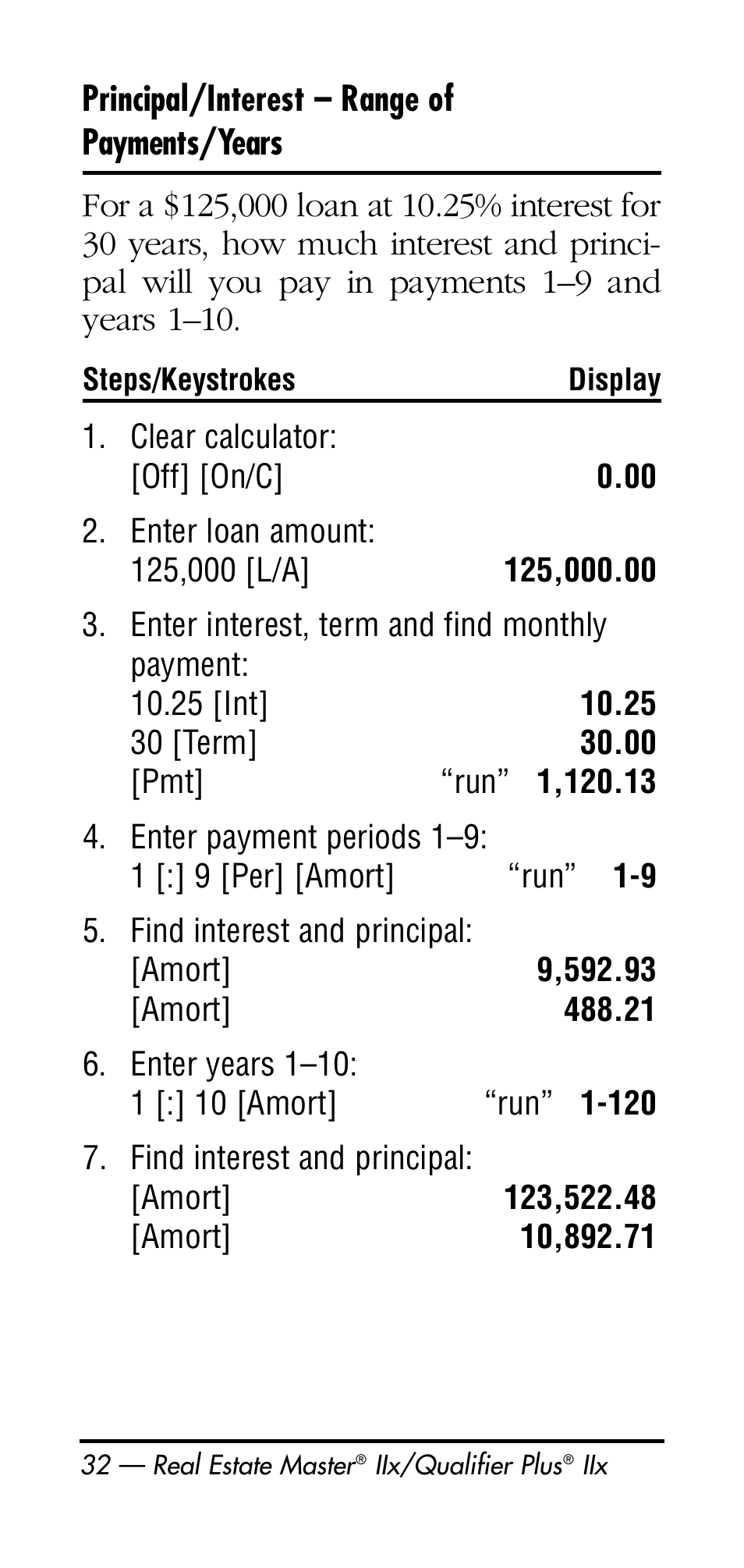 Calculated Industries 3125 User Manual | Page 32 / 64