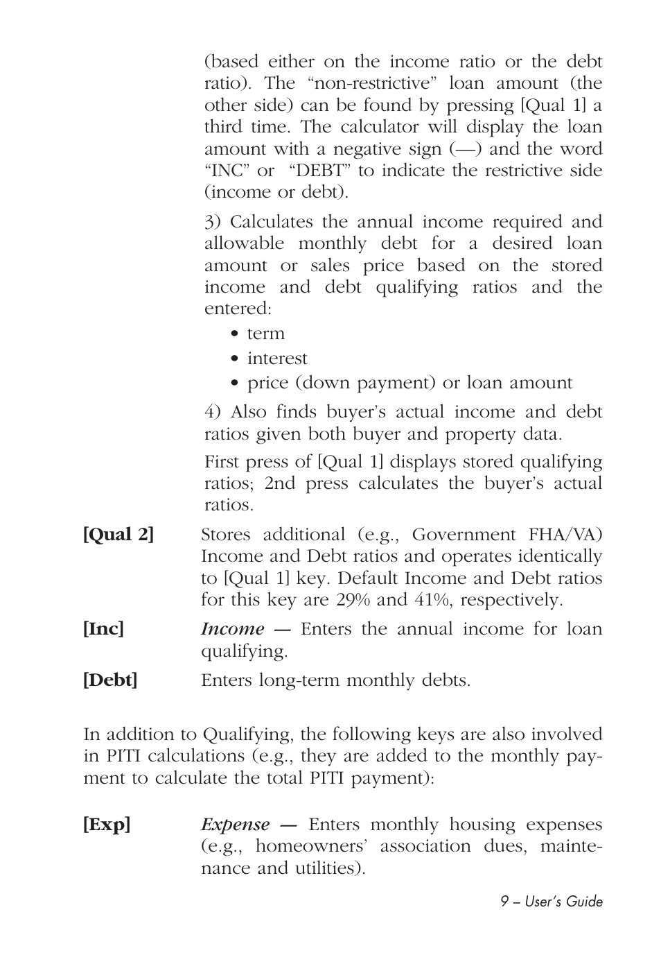 Calculated Industries 43285 User Manual | Page 10 / 51
