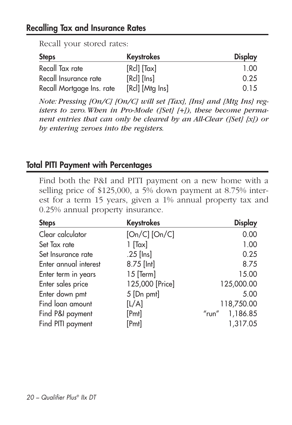 Calculated Industries 43285 User Manual | Page 21 / 51