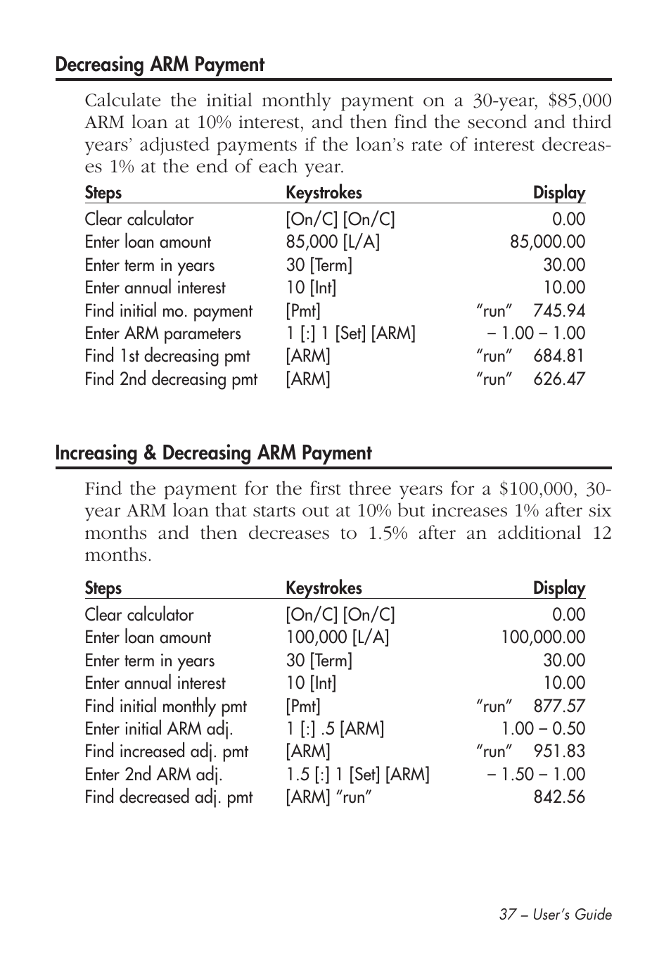 Calculated Industries 43285 User Manual | Page 38 / 51