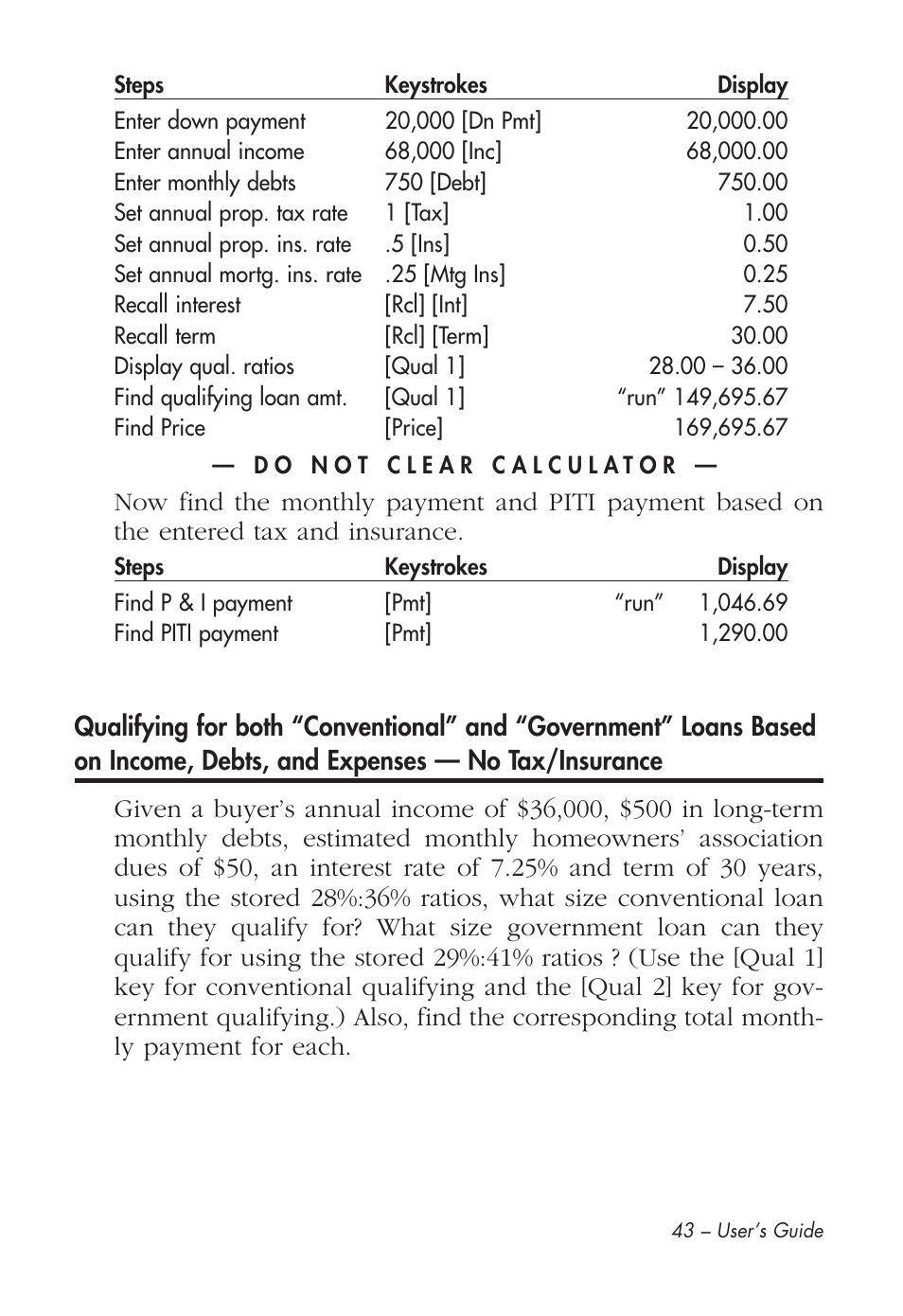 Calculated Industries 43285 User Manual | Page 44 / 51