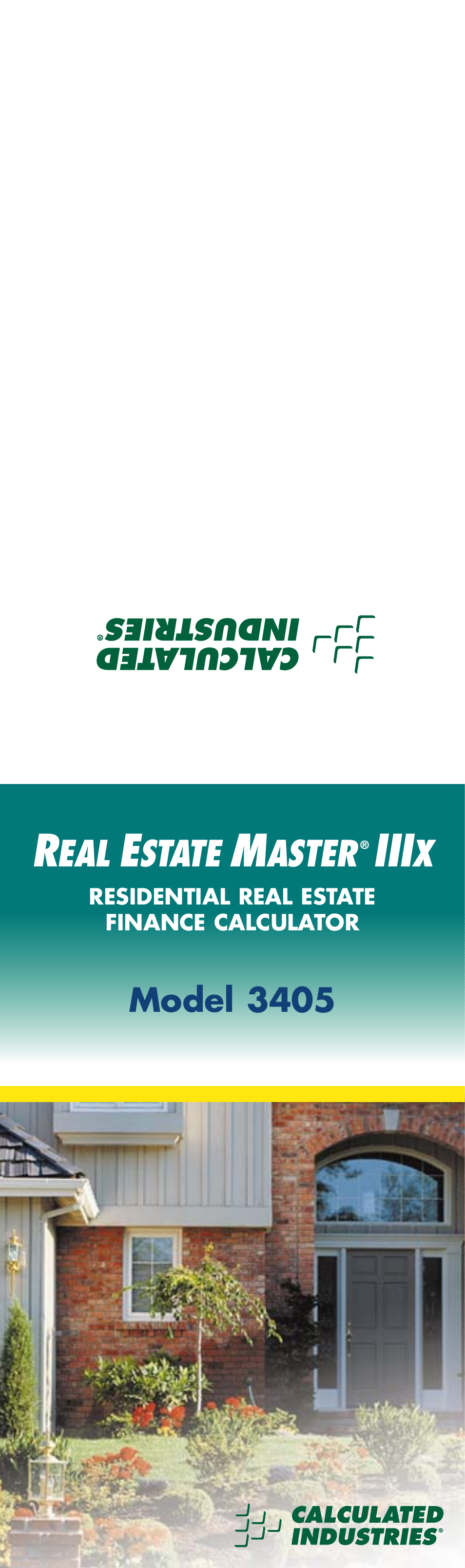 Calculated Industries 3405-B User Manual | 43 pages